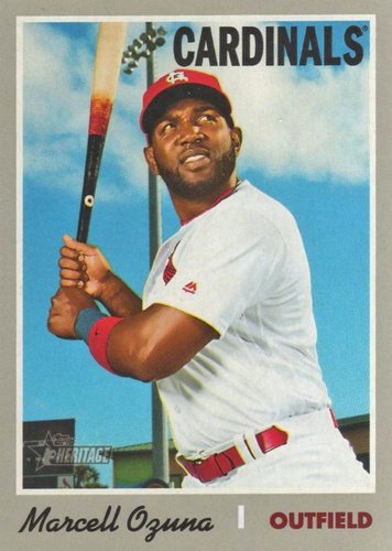 #220 Marcell Ozuna - St. Louis Cardinals - 2019 Topps Heritage Baseball