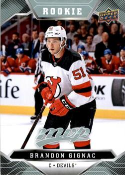 #220 Brandon Gignac - New Jersey Devils - 2019-20 Upper Deck MVP Hockey