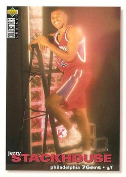 #220 Jerry Stackhouse - Philadelphia 76ers - 1995-96 Collector's Choice Basketball