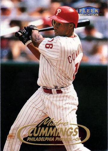 #220 Midre Cummings - Philadelphia Phillies - 1998 Fleer Tradition Baseball