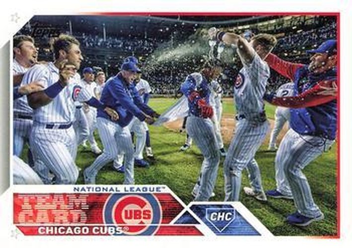 #220 Chicago Cubs - Chicago Cubs - 2023 Topps Baseball