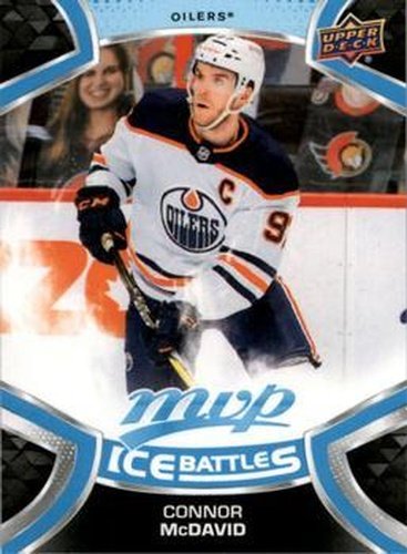 #220 Connor McDavid - Edmonton Oilers - 2021-22 Upper Deck MVP - Ice Battles Hockey