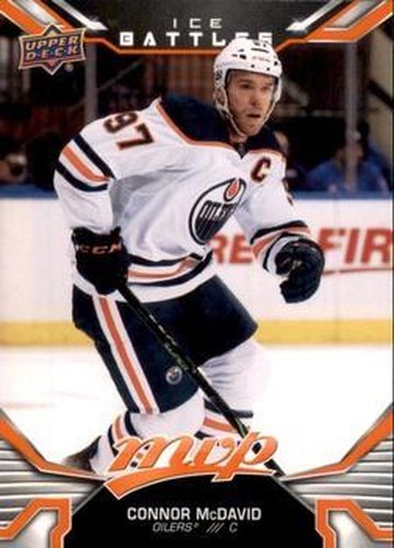#220 Connor McDavid - Edmonton Oilers - 2022-23 Upper Deck MVP - Ice Battles Hockey