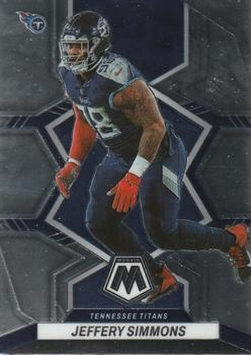 #220 Jeffery Simmons - Tennessee Titans - 2022 Panini Mosaic Football