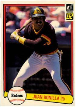 #220 Juan Bonilla - San Diego Padres - 1982 Donruss Baseball