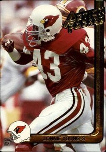 #220 Lonnie Young - Phoenix Cardinals - 1991 Action Packed Football