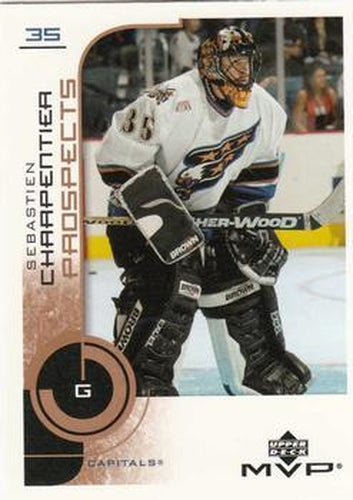 #220 Sebastien Charpentier - Washington Capitals - 2002-03 Upper Deck MVP Hockey