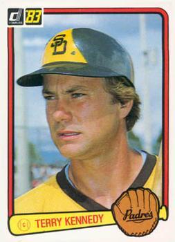 #220 Terry Kennedy - San Diego Padres - 1983 Donruss Baseball