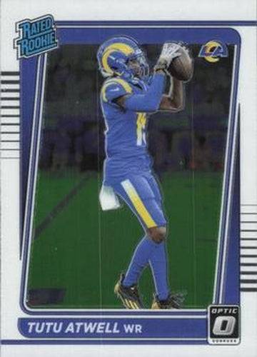 #220 Tutu Atwell - Los Angeles Rams - 2021 Donruss Optic Football