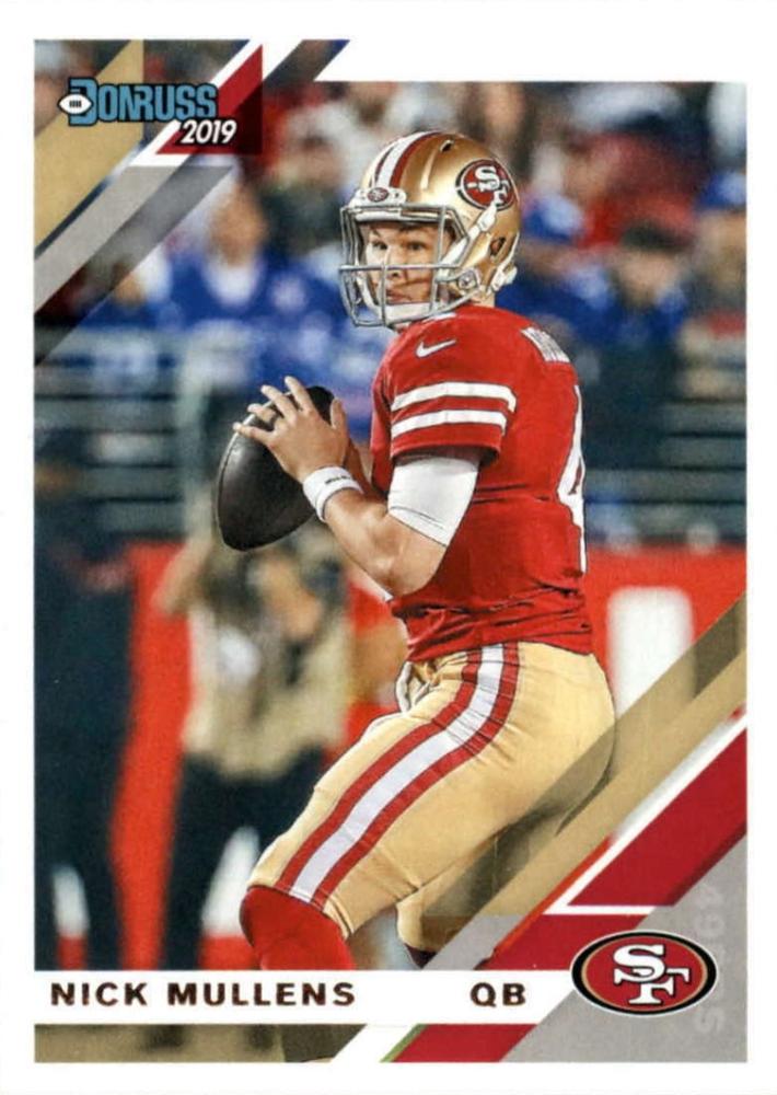 #220 Nick Mullens - San Francisco 49ers - 2019 Donruss Football