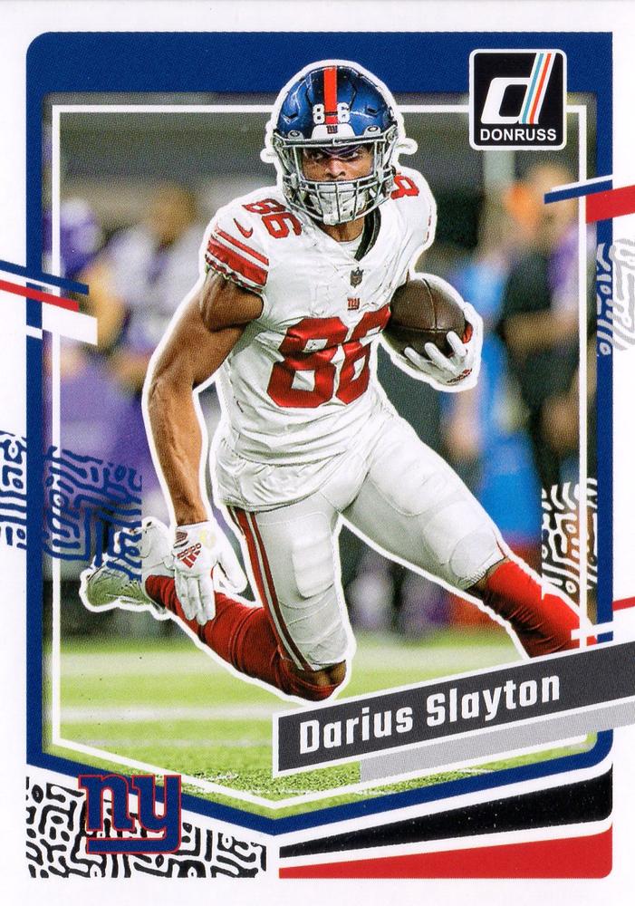 #220 Darius Slayton - New York Giants - 2023 Donruss Football