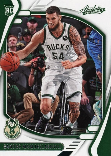 #220 Sandro Mamukelashvili - Milwaukee Bucks - 2021-22 Panini Chronicles Basketball