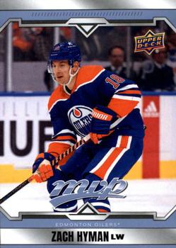 #220 Zach Hyman - Edmonton Oilers - 2024-25 Upper Deck MVP Hockey