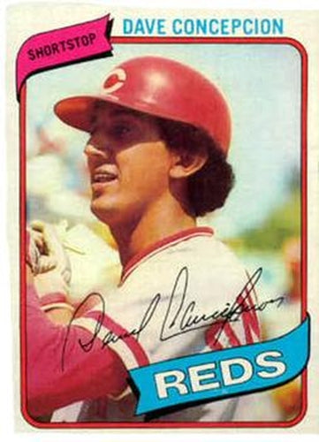 #220 Dave Concepcion - Cincinnati Reds - 1980 Topps Baseball