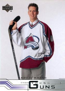 #220a Jared Aulin  - Los Angeles Kings - 2001-02 Upper Deck Hockey