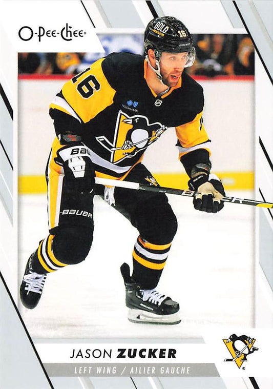#221 Jason Zucker - Pittsburgh Penguins - 2023-24 O-Pee-Chee Hockey