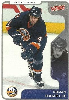 #221 Roman Hamrlik - New York Islanders - 2001-02 Upper Deck Victory Hockey