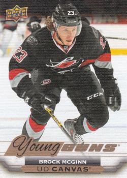 #C221 Brock McGinn - Carolina Hurricanes - 2015-16 Upper Deck - UD Canvas Hockey