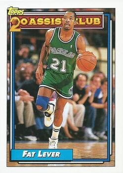 #221 Fat Lever - Dallas Mavericks - 1992-93 Topps Basketball