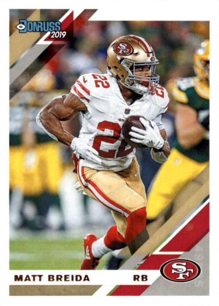 #221 Matt Breida - San Francisco 49ers - 2019 Donruss Football