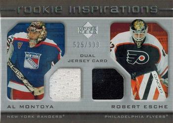 #221 Al Montoya / Robert Esche - New York Rangers / Philadelphia Flyers - 2005-06 Upper Deck Rookie Update Hockey