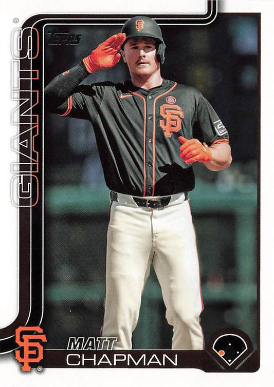 #221 Matt Chapman - San Francisco Giants - 2025 Topps Baseball
