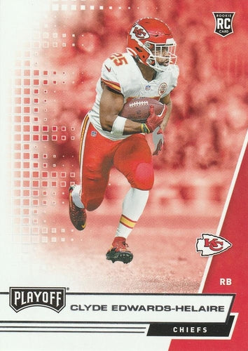#221 Clyde Edwards-Helaire - Kansas City Chiefs - 2020 Panini Playoff Football