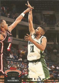 #221 Lee Mayberry - Milwaukee Bucks - 1992-93 Stadium Club Basketball