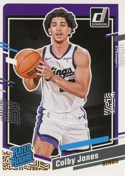 #221 Colby Jones - Sacramento Kings - 2023-24 Donruss Basketball