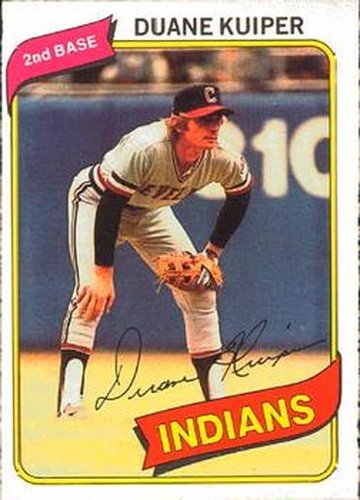 #221 Duane Kuiper - Cleveland Indians - 1980 O-Pee-Chee Baseball