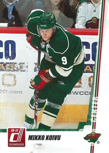 #221 Mikko Koivu - Minnesota Wild - 2010-11 Donruss Hockey