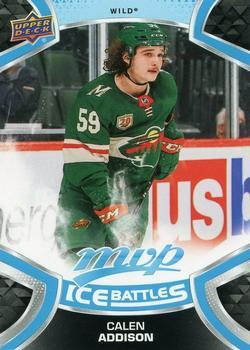 #221 Calen Addison - Minnesota Wild - 2021-22 Upper Deck MVP - Ice Battles Hockey