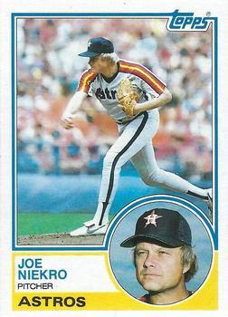 #221 Joe Niekro - Houston Astros - 1983 Topps Baseball