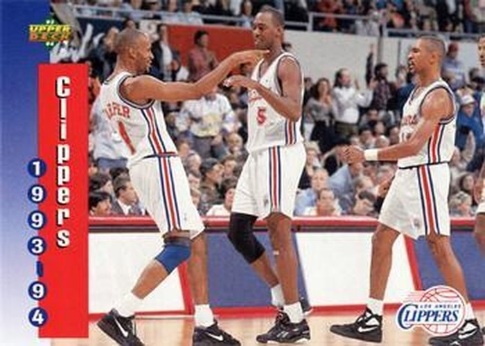 #221 Los Angeles Clippers - Los Angeles Clippers - 1993-94 Upper Deck Basketball