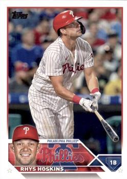 #221 Rhys Hoskins - Philadelphia Phillies - 2023 Topps Baseball