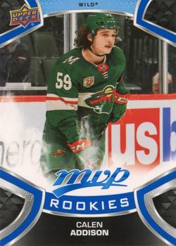 #221 Calen Addison - Minnesota Wild - 2021-22 Upper Deck MVP - Blue Hockey