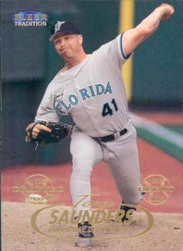 #221 Tony Saunders - Tampa Bay Devil Rays - 1998 Fleer Tradition Baseball
