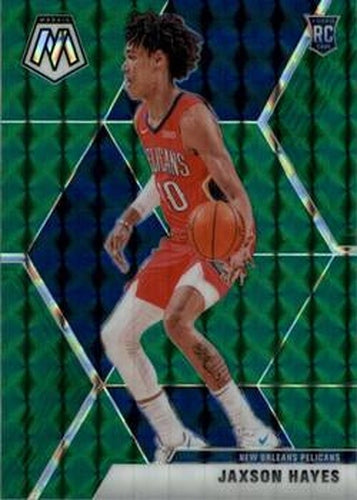 #221 Jaxson Hayes - New Orleans Pelicans - 2019-20 Panini Mosaic - Green Prizm Basketball