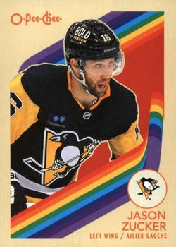 #221 Jason Zucker - Pittsburgh Penguins - 2023-24 O-Pee-Chee - Retro Hockey
