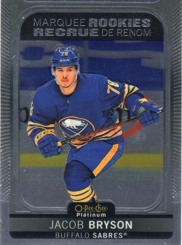 #221 Jacob Bryson - Buffalo Sabres - 2021-22 O-Pee-Chee Platinum Hockey