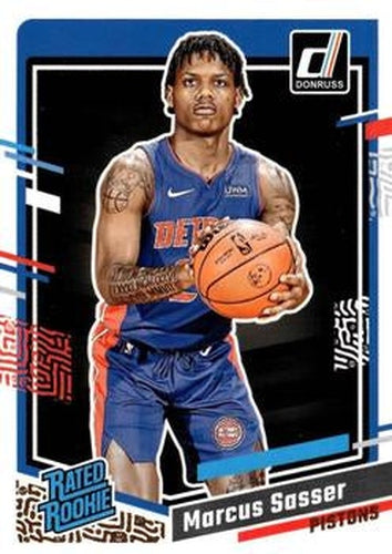 #222 Marcus Sasser - Detroit Pistons - 2023-24 Donruss Basketball