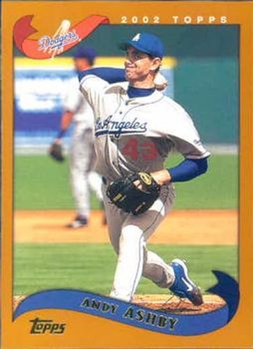 #222 Andy Ashby - Los Angeles Dodgers - 2002 Topps Baseball