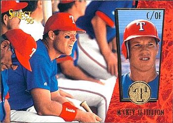 #222 Mickey Tettleton - Texas Rangers - 1995 Select Baseball