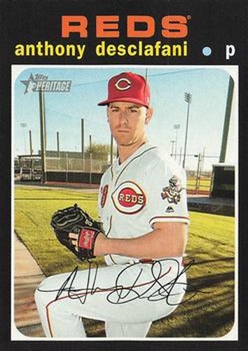 #222 Anthony DeSclafani - Cincinnati Reds - 2020 Topps Heritage Baseball