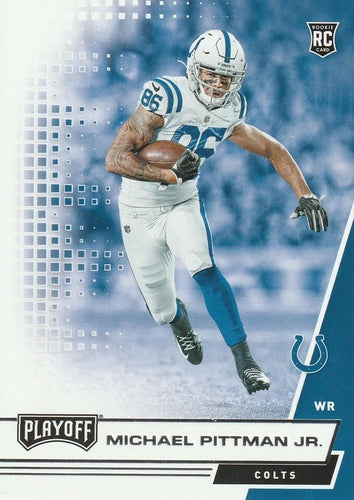 #222 Michael Pittman Jr. - Indianapolis Colts - 2020 Panini Playoff Football