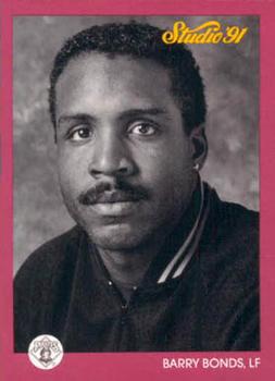 #222 Barry Bonds - Pittsburgh Pirates - 1991 Studio Baseball