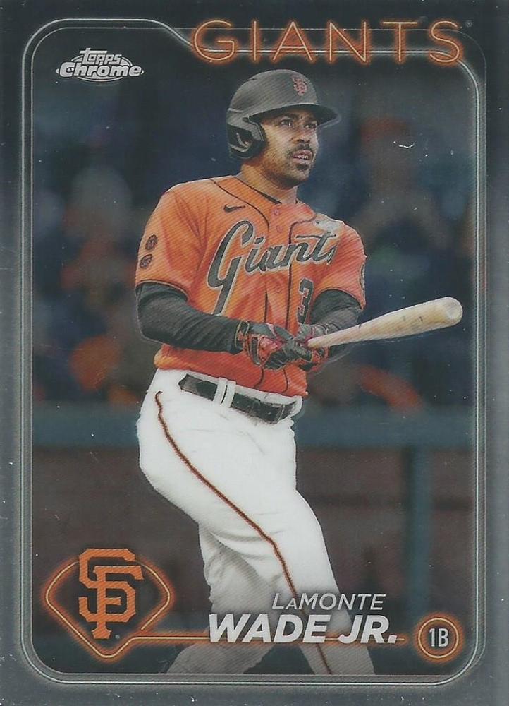 #222 LaMonte Wade Jr. - San Francisco Giants - 2024 Topps Chrome Baseball