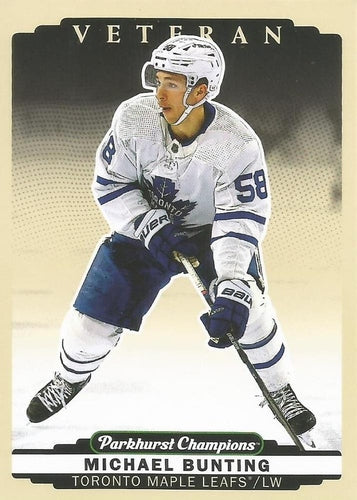 #222 Michael Bunting - Toronto Maple Leafs - 2022-23 Parkhurst Champions Hockey