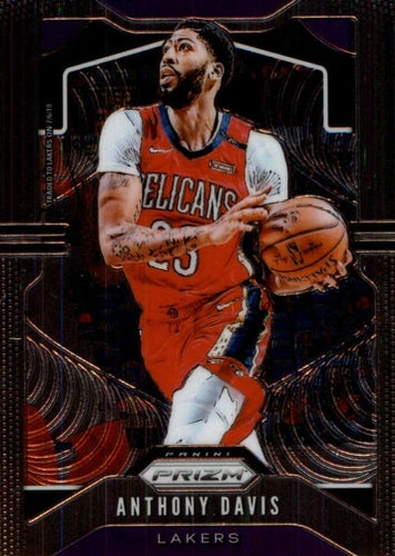 #222 Anthony Davis - Los Angeles Lakers - 2019-20 Panini Prizm Basketball