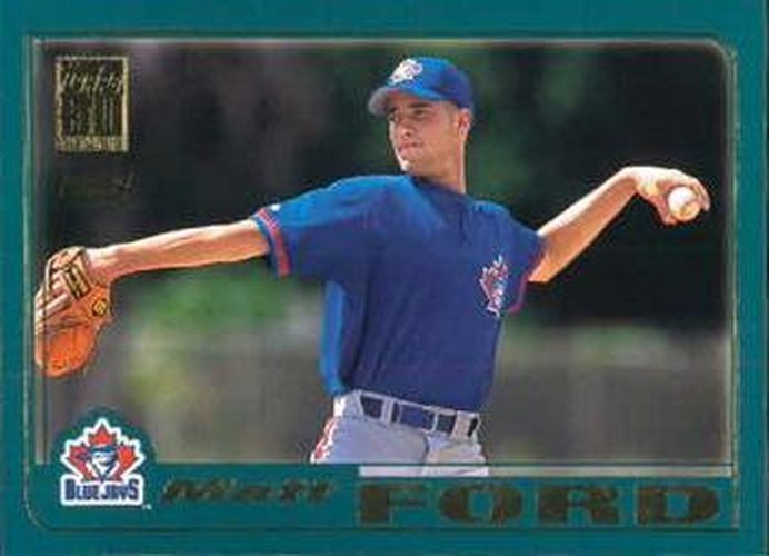 #T222 Matt Ford - Toronto Blue Jays - 2001 Topps Traded & Rookies Baseball